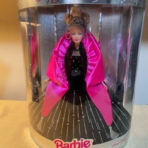 1998 Mattel Holiday Barbie in Box, Collectible Barbie Doll